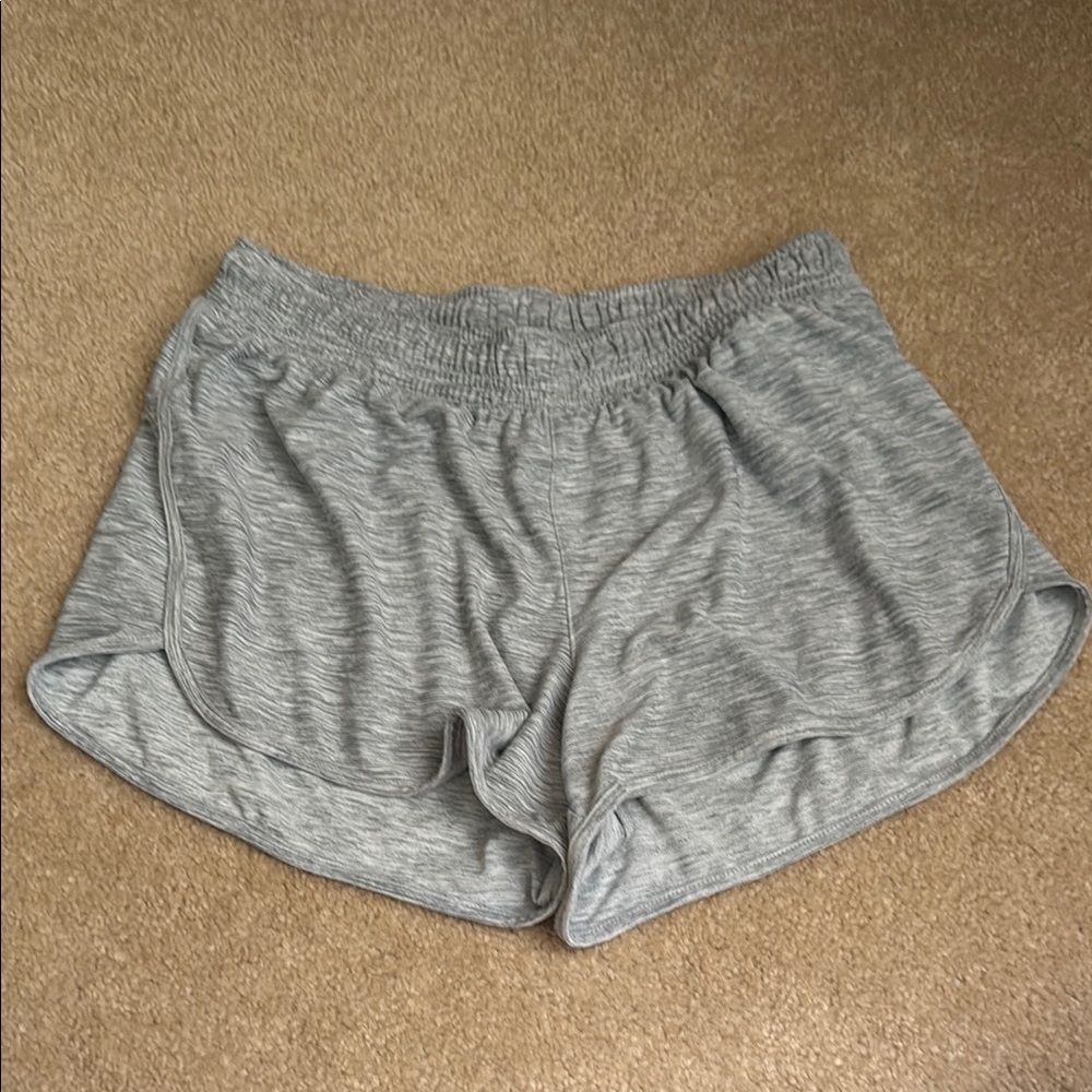 Old Navy Gray Athletic Shorts with Elastic Waistband